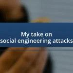 My take on social engineering attacks